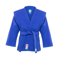 Куртка для самбо JS-302, синяя, р.5/180